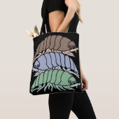 Sac fourre-tout - 3 cloportes (noir) (De près)