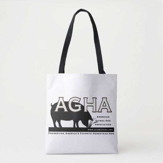 Sac fourre-tout à AGHA avec le nouveau logo (Devant)