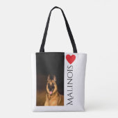 Sac fourre-tout à amants de Malinois (Dos)