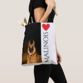 Sac fourre-tout à amants de Malinois (De près)