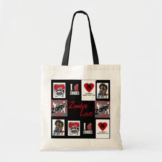 sac fourre-tout à amour de zombi (Devant)
