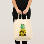 Sac fourre-tout à aquarelle d'ananas (Devant (produit))