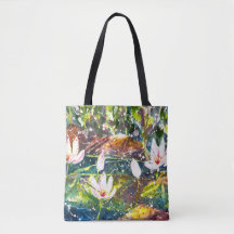 Sac fourre-tout à aquarelle d'étang de Lilly de