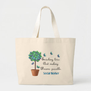 Sac fourre-tout à arbre de papillon d'assistant