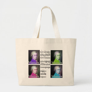 sac fourre-tout à art de bruit de mozart avec sa