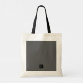 Sac fourre-tout à bloc de couleur minimal – Blah B (Dos)