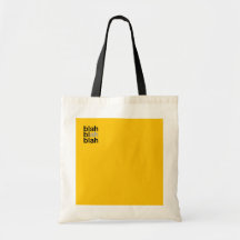Sac fourre-tout à bloc de couleur minimal – Blah B