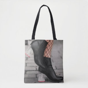Sac fourre-tout à bottes et à talons hauts Booted