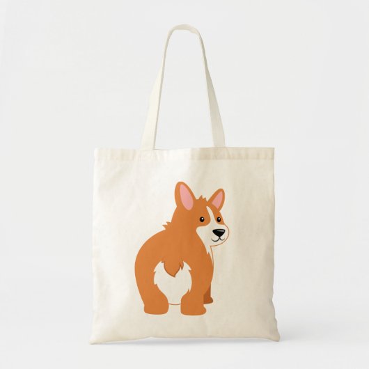 Sac fourre-tout à bout de corgi (Devant)
