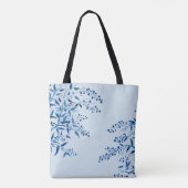 Sac fourre-tout à branches bleues (Dos)