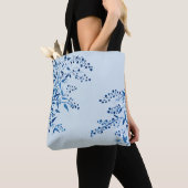 Sac fourre-tout à branches bleues (De près)