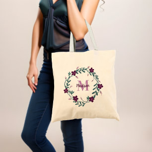 Sac fourre-tout à budget avec monogramme fantaisis