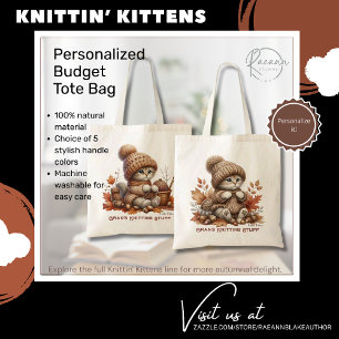 Sac fourre-tout à budget personnalisé pour chatons