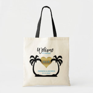 Sac fourre-tout à cadeau de mariage d'accueil de