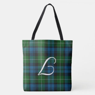 Sac fourre-tout à carreaux tartan Lamont monogramm