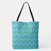Sac fourre-tout à cerceaux bleus (Dos)