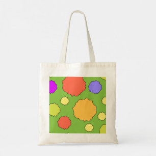 Sac fourre-tout à cercles géométriques funky rétro
