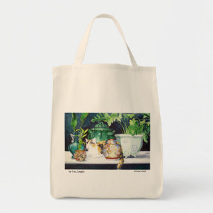Sac fourre-tout à chat de calicot