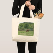 Sac fourre-tout à cheval avec l'écriture sainte (Devant (produit))