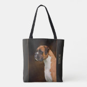 Sac fourre-tout à chien de boxeur (Dos)