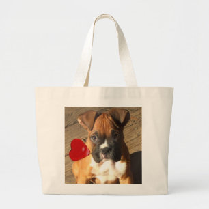 Sac fourre-tout à chiot du boxeur de Valentine