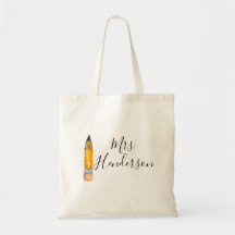 Sac fourre-tout à classe de cadeau d'apperciation
