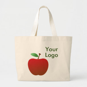 Sac fourre-tout à coeur avec l'espace de logo