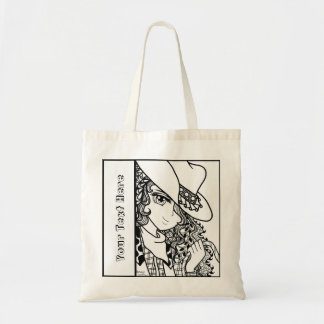 Sac fourre-tout à coloration de Zendoodle d'Anime
