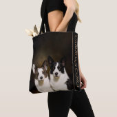 Sac fourre-tout à corgi de cardigan (De près)