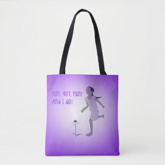 Sac fourre-tout à coureur de jeune fille