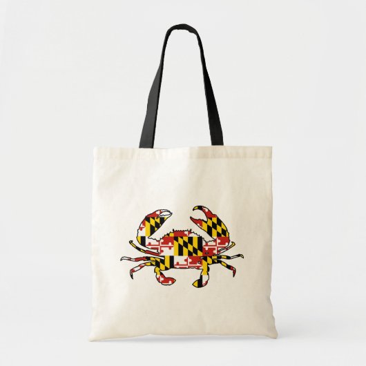 Sac fourre-tout à crabe de drapeau du Maryland (Devant)