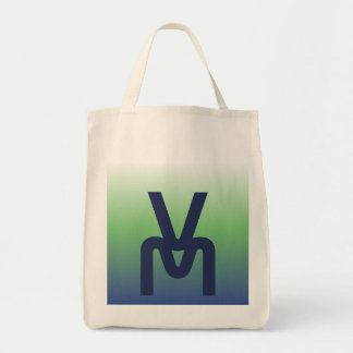 Sac fourre-tout à dégradé bleu et vert Monogram