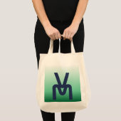 Sac fourre-tout à dégradé vert Monogram (Devant (produit))
