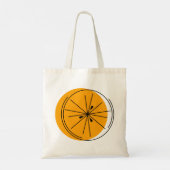 Sac fourre-tout à deux côtés Citrus Orange (Dos)