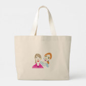 Sac fourre-tout à deux dames (Dos)