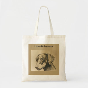 Sac fourre-tout à dobermann