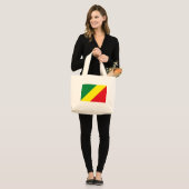 Sac fourre-tout à drapeau du Congo (Devant (modèle))