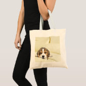 Sac fourre-tout à entretien de coussin de beagle (Devant (produit))