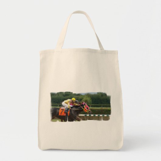 Sac fourre-tout à épicerie de finition de course (Devant)
