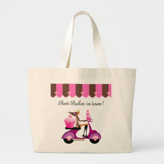 Sac fourre-tout à épicerie de rose de fille de