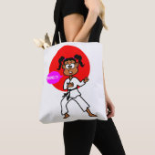 Sac fourre-tout à fille de karaté (De près)