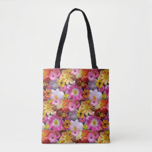 Sac fourre-tout à fleurs