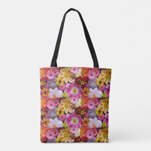 Sac fourre-tout à fleurs (Dos)