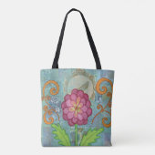 Sac fourre-tout à fleurs (Dos)