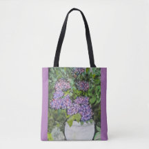 Sac fourre-tout à fleurs d'Hydrangea