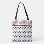 Sac fourre-tout à fleurs monogrammes (Dos)