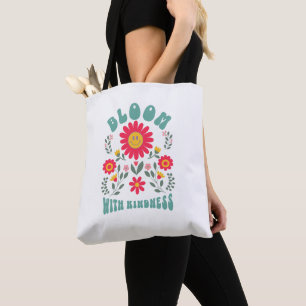 Sac fourre-tout à fleurs rétro