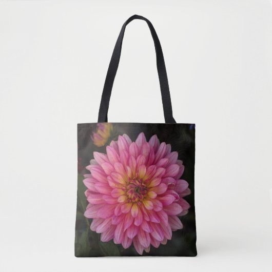 Sac fourre-tout à fleurs roses (Devant)