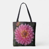 Sac fourre-tout à fleurs roses (Dos)