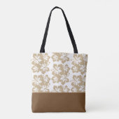 Sac fourre-tout à fleurs tropicales (Dos)